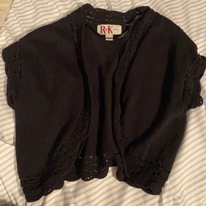 kids R&K short sleeve cardigan